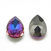 DIY Pointed Back K9 Glass Rhinestone Cabochons LS-RGLA-T052-7x10mm-04-2