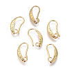 Brass Earring Hooks KK-E779-03G-2