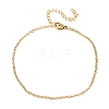 304 Stainless Steel Cable Chain Bracelets BJEW-C134-01D-G-4