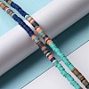 Handmade Polymer Clay Bead Strands CLAY-C003-05F-2