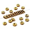 Brass Rhinestone Spacer Beads RB-A014-Z6mm-17G-1
