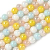 Electroplate & Gradient Color Glass Beads Strands LAMP-M023-03-04-1