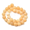 Natural Honey Jade Bead Strands G-K153-B26-12mm-4