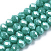 Electroplate Glass Beads Strands EGLA-A034-P3mm-A03-1