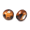 Handmade Gold Sand Lampwork Beads Strands LAMP-Q045-08A-04-3
