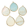 Natural Amazonite Pendants G-E526-01B-1