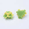 Mixed Flatback Resin Flower Cabochons X-CRES-S240-M-2