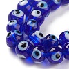 Handmade Evil Eye Lampwork Bead Strands LAMP-M015-02C-4