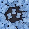 Frosted Transparent Acrylic Beads OACR-P029-20B-04-1