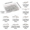 80Pcs 8 Styles Alloy Heartbeat Links Connectors Charms FIND-FS0004-72-4