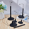 12 Sets 3 Styles Plastic with Iron Doll Support for Models ODIS-FH0001-18-4