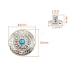 Alloy Decorative Buttons PW-WG1200D-13-1