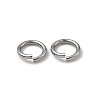 Tarnish Resistant 304 Stainless Steel Open Jump Rings STAS-R065-43-4