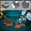 Wood Crystal Ball Display Bases Set AJEW-WH0367-44A-3