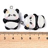 Panda Resin Pendants RESI-U004-02A-3