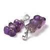 Natural Amethyst Pendants X-G-G854-01P-07-3