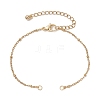 304 Stainless Steel Satellite Chain Bracelet Making AJEW-JB01300-02-1