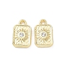 Alloy Rhinestone Pendants FIND-D044-08G-1