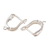Brass Hoop Earring Findings KK-L148-07P-2