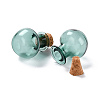 Round Glass Cork Bottles Ornament GLAA-D002-03C-2