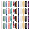 5Pcs Dyed Synthetic Turquoise Healing Stones G-FS0005-83G-11