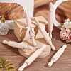 Olycraft 14Pcs 2 Style Wooden Rolling Pin AJEW-OC0002-68-5