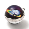 Galaxy Theme Luminous Glass Ball Pendants GLAA-D021-01P-10-2