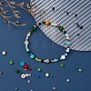 3 Style Faceted Glass Beads Strands GLAA-YW0001-27-6