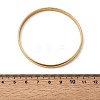 304 Stainless Steel Plain Bangles for Women Men BJEW-Z167-01G-01-5