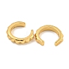 Brass Cuff Earrings for Women EJEW-C104-127G-2
