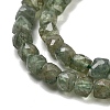 Natural Green Apatit Beads Strands G-H042-A12-02C-4