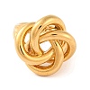 Ion Plating(IP) 304 Stainless Steel Knot Finger Rings for Women RJEW-S414-49B-G-2