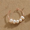 Five Natural Freshwater Pearl Oval Beaded Finger Rings WG9E4BA-02-1