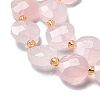 Natural Rose Quartz Beads Strands G-B094-A28-01-4