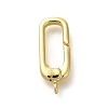 Rack Plating Oval Brass Spring Gate Rings LS-KK-Z086-53G-04-1