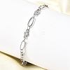 304 Stainless Steel Link Bracelets BJEW-A044-03A-P-3