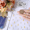200Pcs 2 Colors Alloy Charms FIND-SC0023-74-3