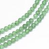 Natural Green Aventurine Bead Strands G-G914-2mm-26-2