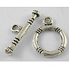 Tibetan Style Alloy Toggle Clasps LS-LF0161Y-1