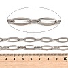 201 Stainless Steel Oval Link Chains CHS-H118-19P-2