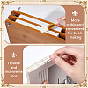 Rectangle 3-Tier Wood Book Press Tool Set AJEW-WH0534-09-4