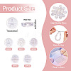 100Pcs 5 Styles Electroplated Glass Bead GLAA-TA0002-95A-5