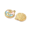 304 Stainless Steel Enamel Crab Pendants STAS-I346-05G-03-2