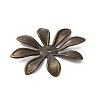 8-Petal Iron Flower Bead Caps IFIN-M008-01AB-2