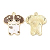 Alloy Enamel Pendants FIND-C037-19G-03-1