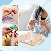 Pine Wood Bracelet Knotting Clamp Tool AJEW-WH0596-037-6