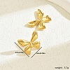 Sweet Stainless Steel Bowknot Stud Earrings SK0525-4-4