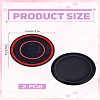 2Pcs PVC Coaster AJEW-LP0006-75B-2