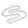 5MM 304 Stainless Steel Twisted Oval Link Chain Necklaces for Man and Women SA-CBAB767-18B-P-4
