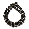 Natural Black Tourmaline Beads Strands GG-CBAC972-A04-01-5